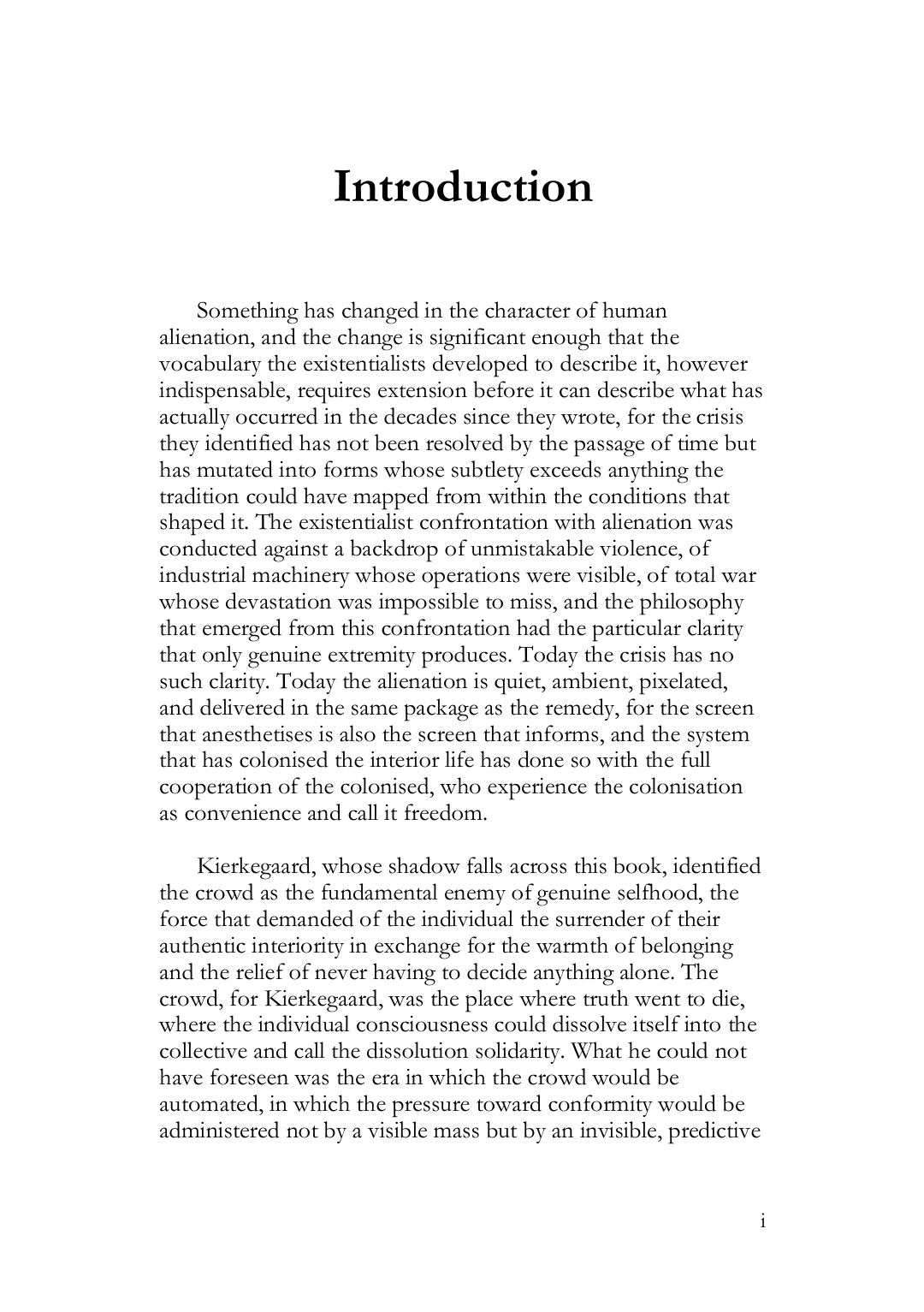 Page 1 of Being and Becoming