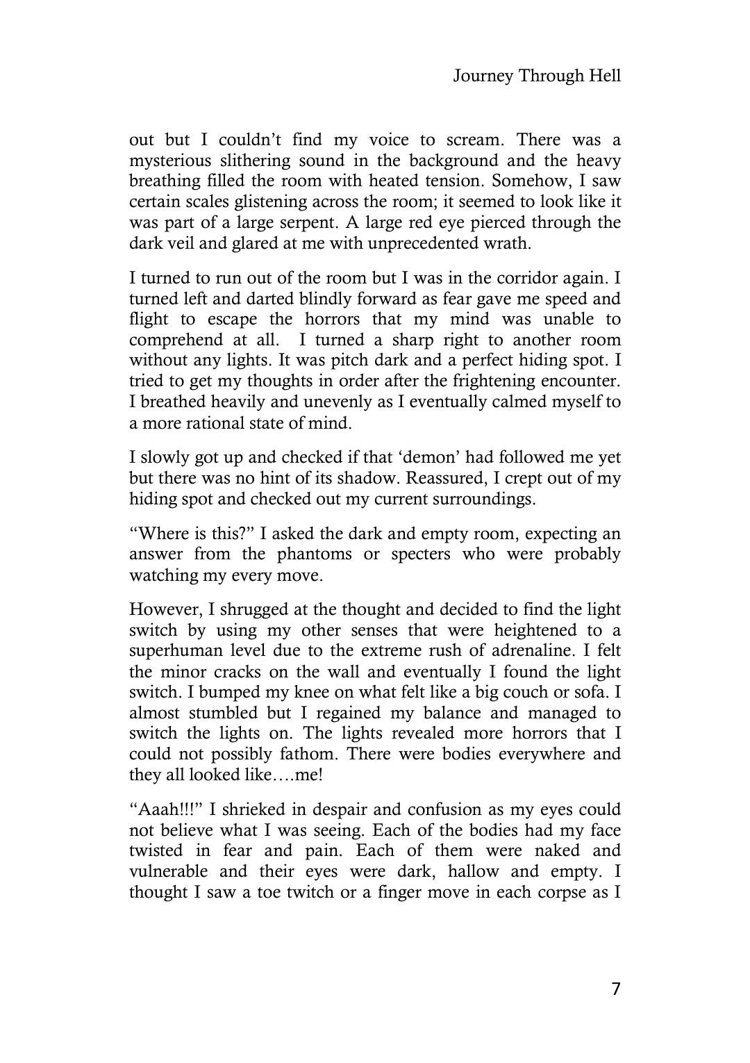 Page 8 of Journey Through Hell