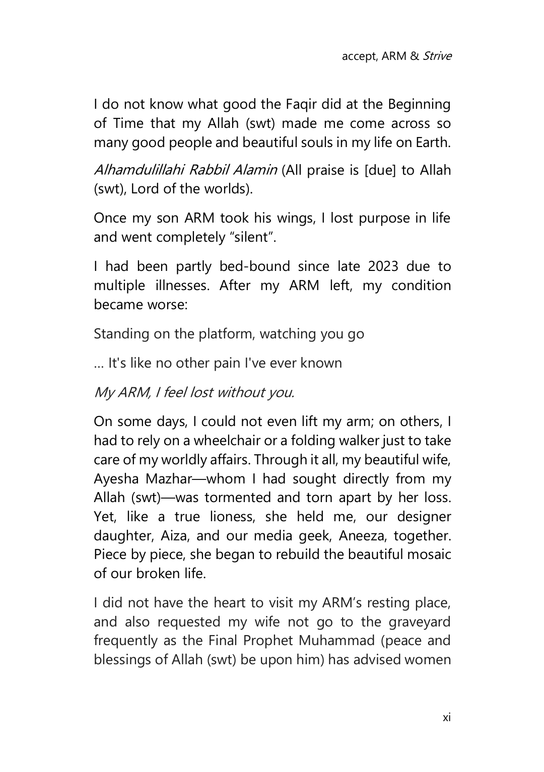 Page 11 of Accept, ARM & Strive