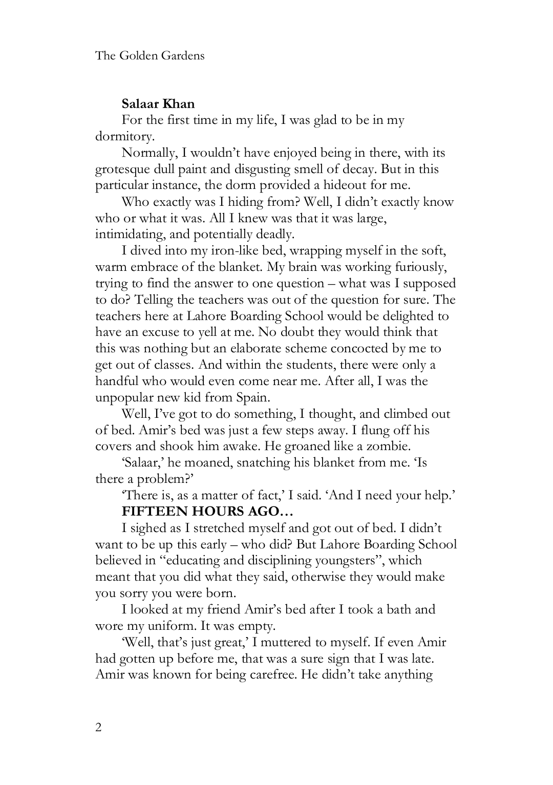 Page 2 of The Golden Gardens