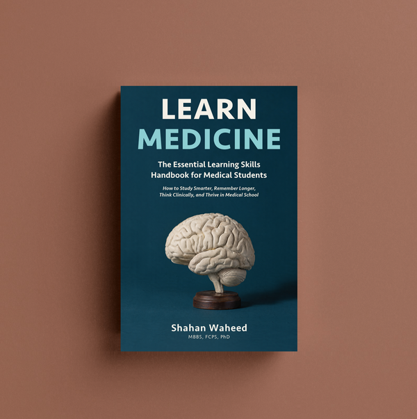Learn Medicine by Shahan Waheed — book cover — book cover
