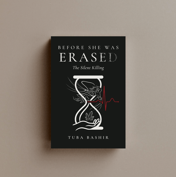 Before She Was Erased by Tuba Bashir — book cover — book cover
