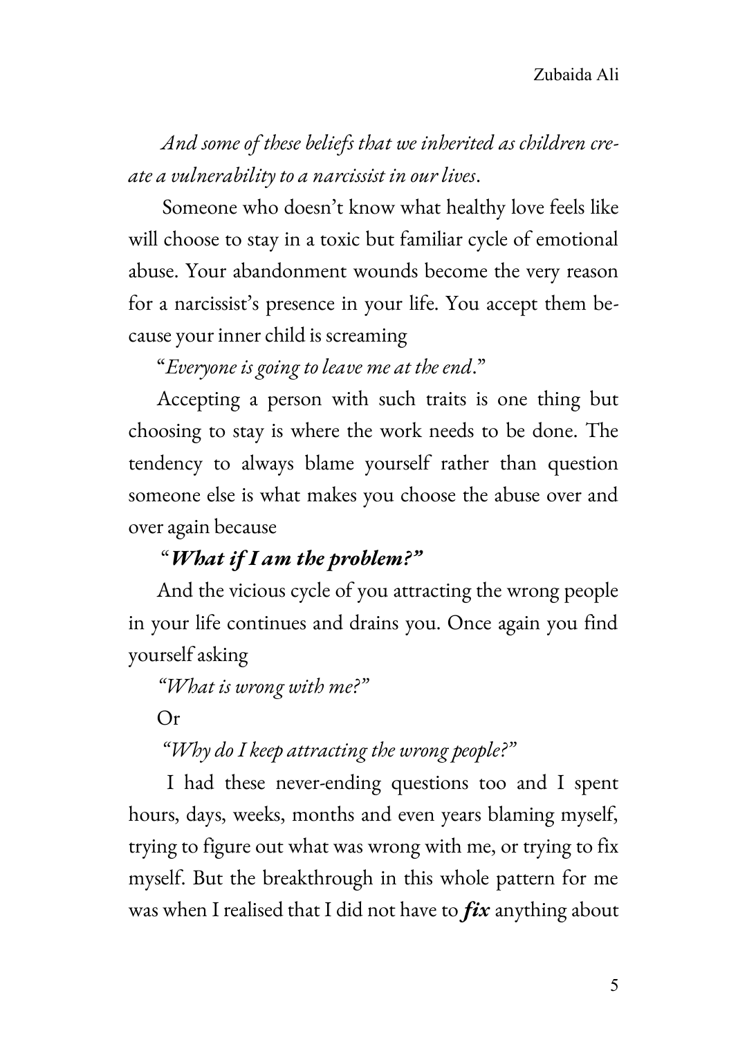 Page 5 of It Was Not Your Fault