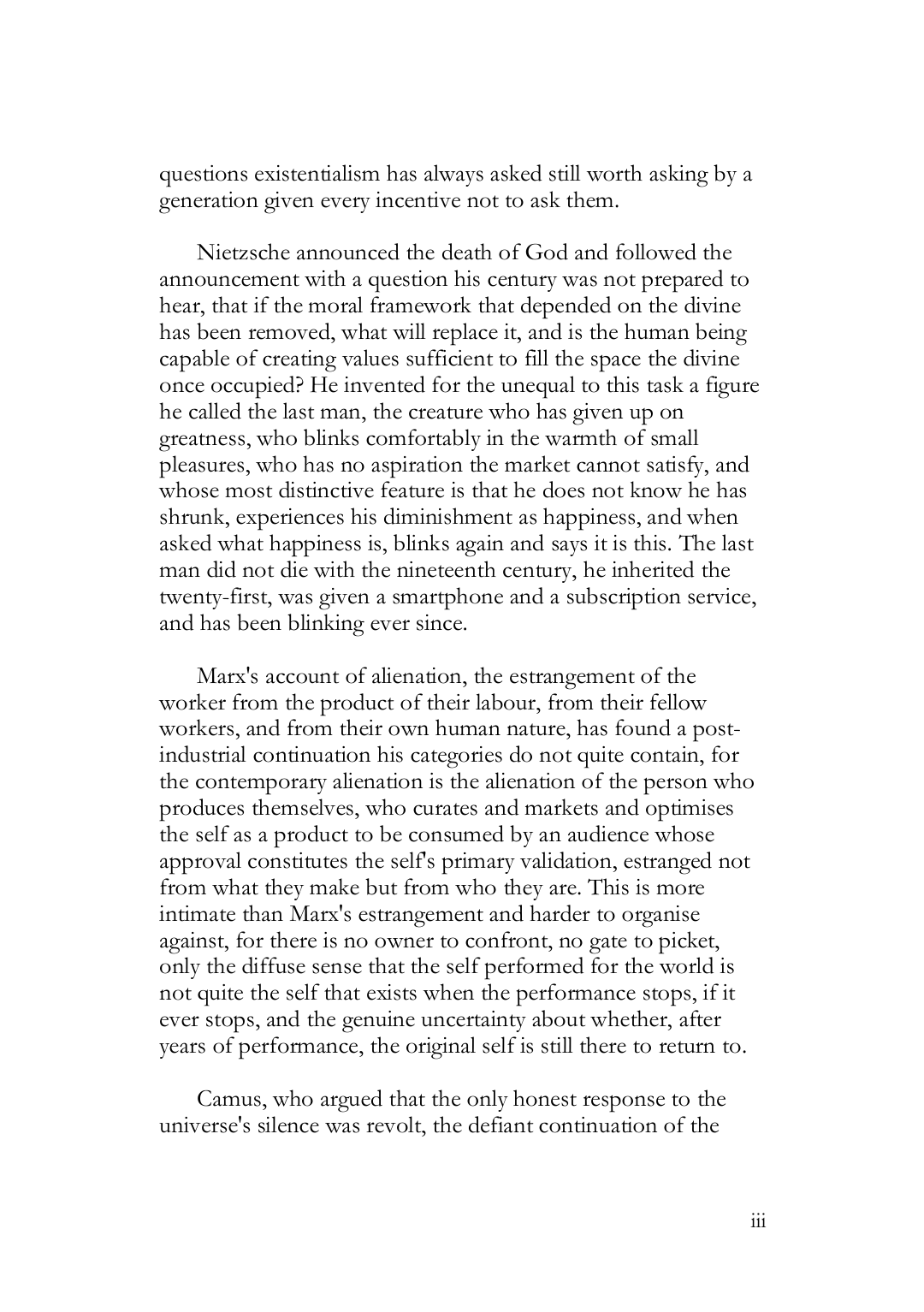 Page 3 of Being and Becoming