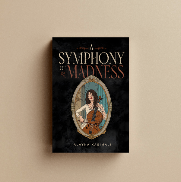 A Symphony of Madness by Alayna Kasimali — book cover — book cover