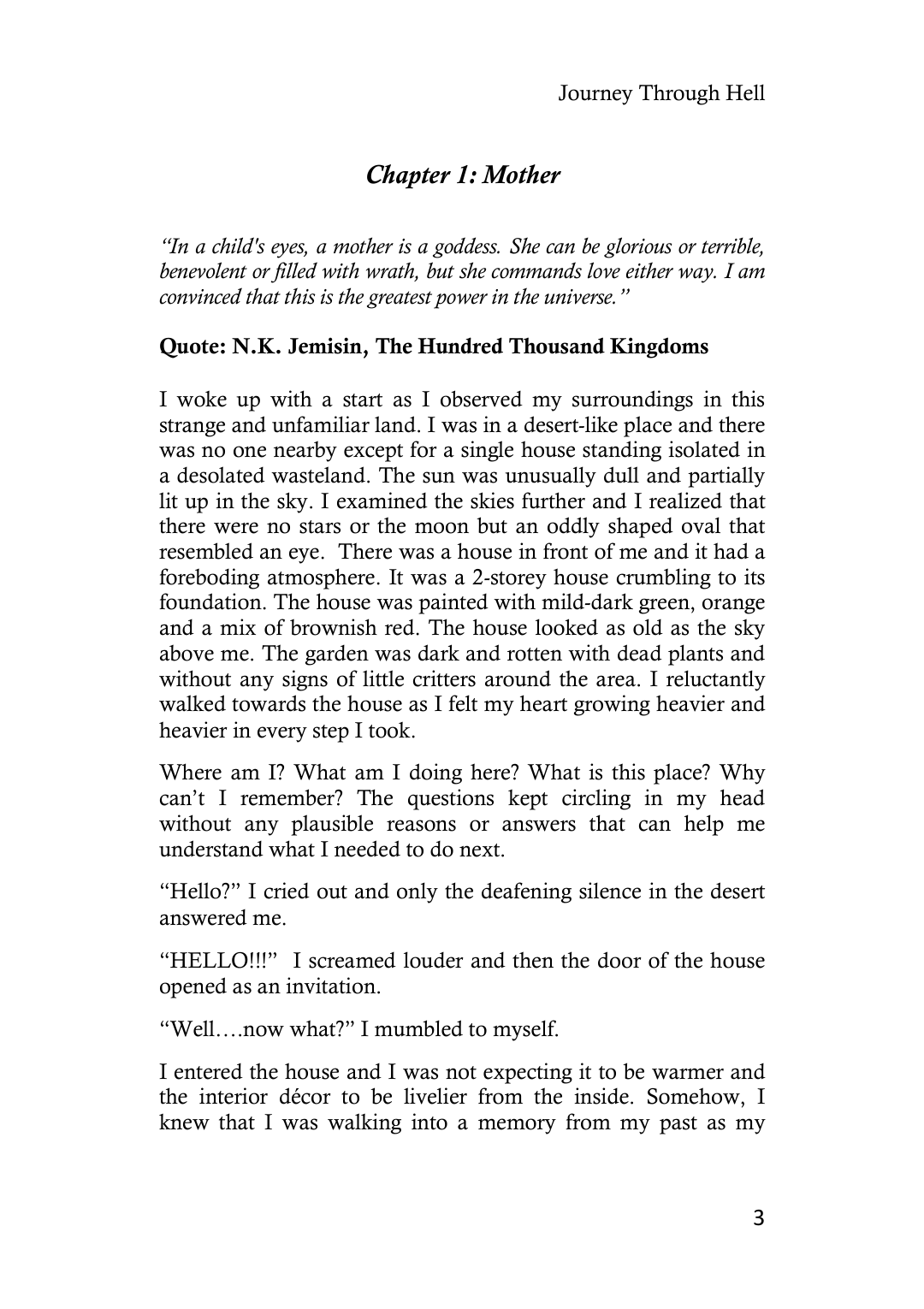 Page 4 of Journey Through Hell
