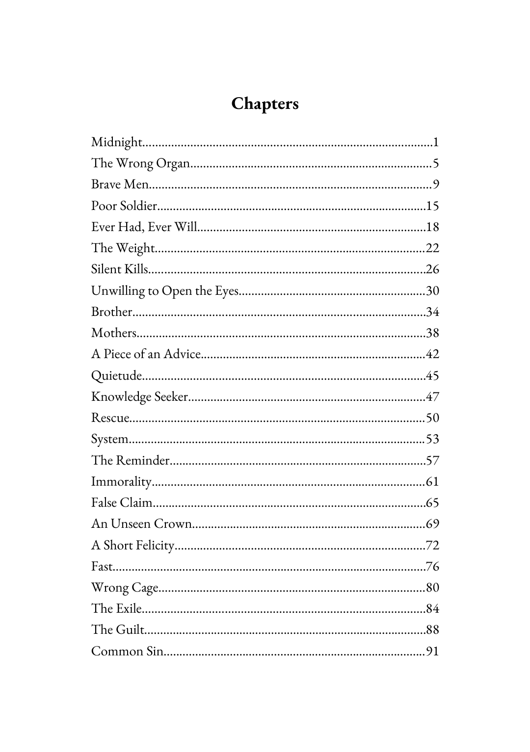 Page 3 of First 50 Poems of an Amateur Poet
