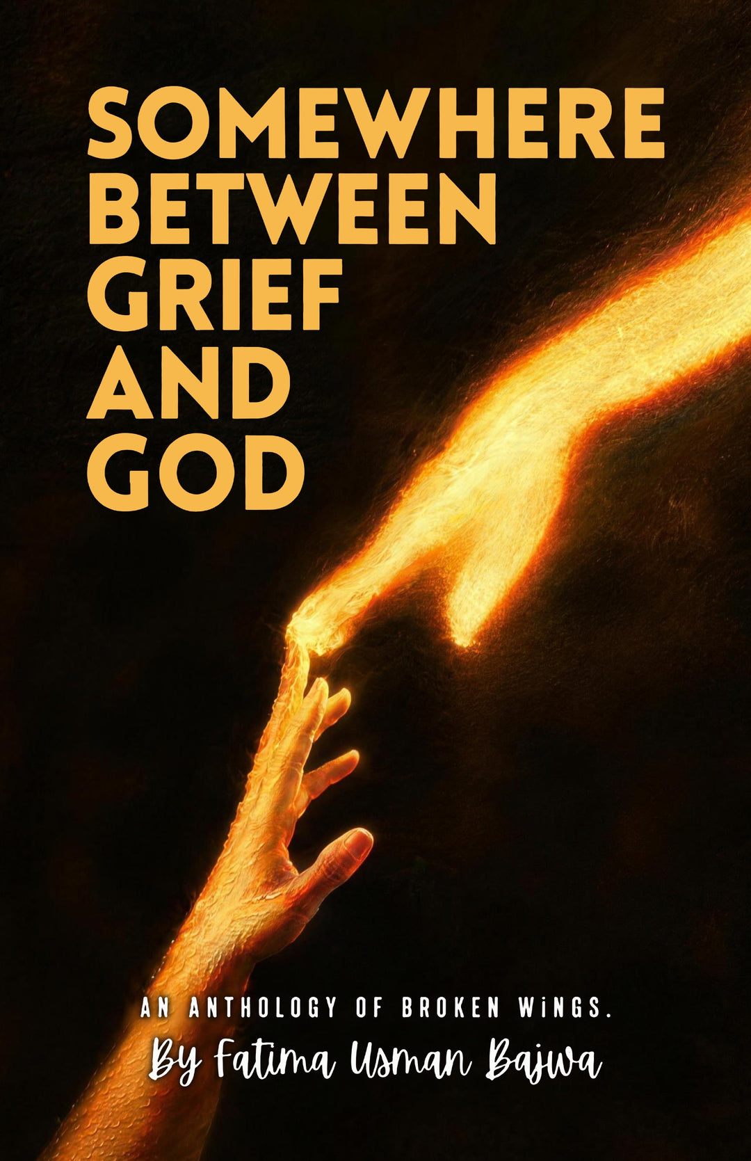 Somewhere Between Grief and God — front cover