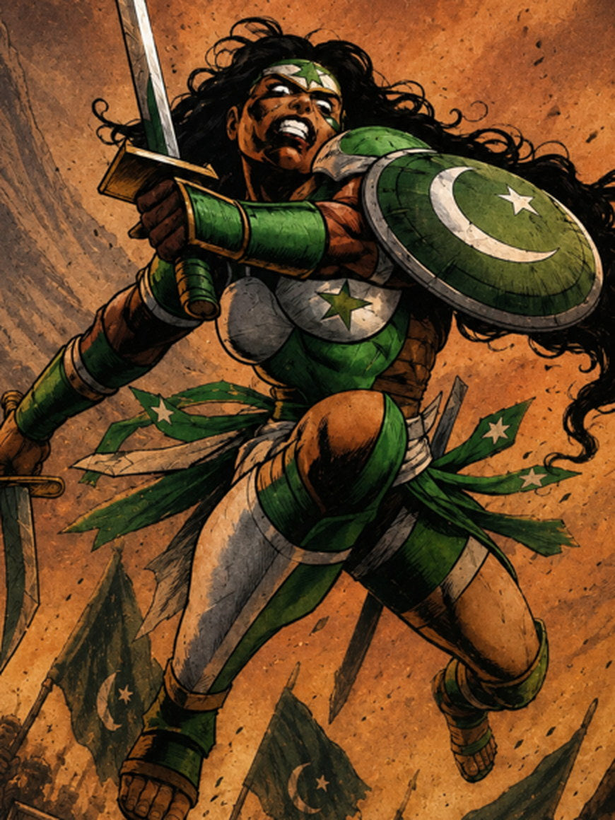 The Rani of Taxila by Danish Gagai — card artwork