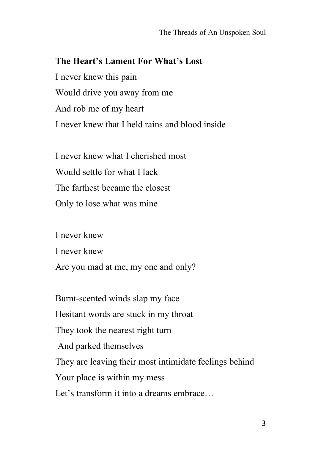 Page 4 of The Threads of An Unspoken Soul